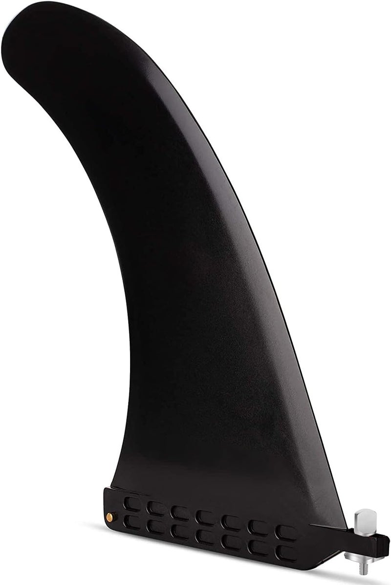 T-SIDAKE 9'' SUP Single Center Fin, Fiberglass Reinforeced Nylon SUP Replacement Fins, Free No Tool Fin Screw, Suitable for Longboard, Surfboard, SUP Single Fin Center Fin - Image 2
